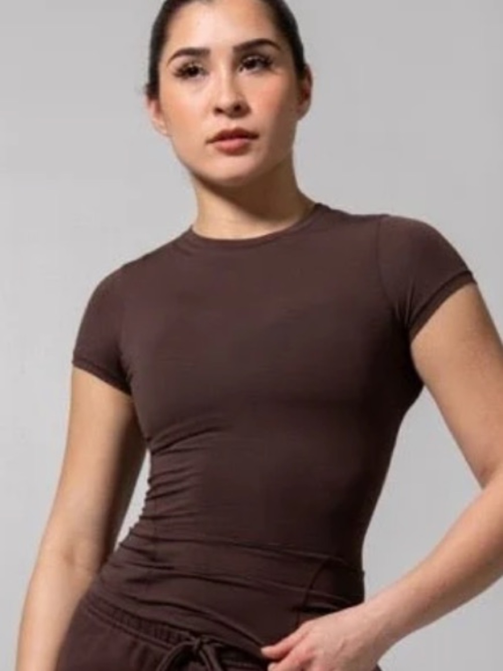 Buffbunny Halo Tee – Espresso